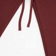 Wide Pull-On Trouser | Burgundy