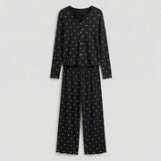 Wenim-Ivory Dream Set (Heart Printed) - Black