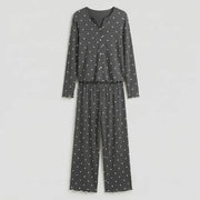 Wenim-Ivory Dream Set (Heart Printed) - Silent Grey