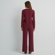 Wenim-Ivory Dream Set (Heart Printed) - Maroon