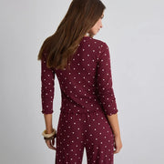 Wenim-Ivory Dream Set (Heart Printed) - Maroon