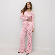 Wenim- Ivory Dream Set (Heart Printed) - Nude Pink