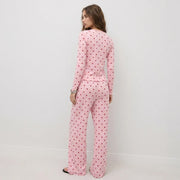 Wenim- Ivory Dream Set (Heart Printed) - Nude Pink