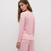 Wenim- Ivory Dream Set (Heart Printed) - Nude Pink