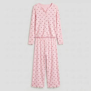 Wenim- Ivory Dream Set (Heart Printed) - Nude Pink