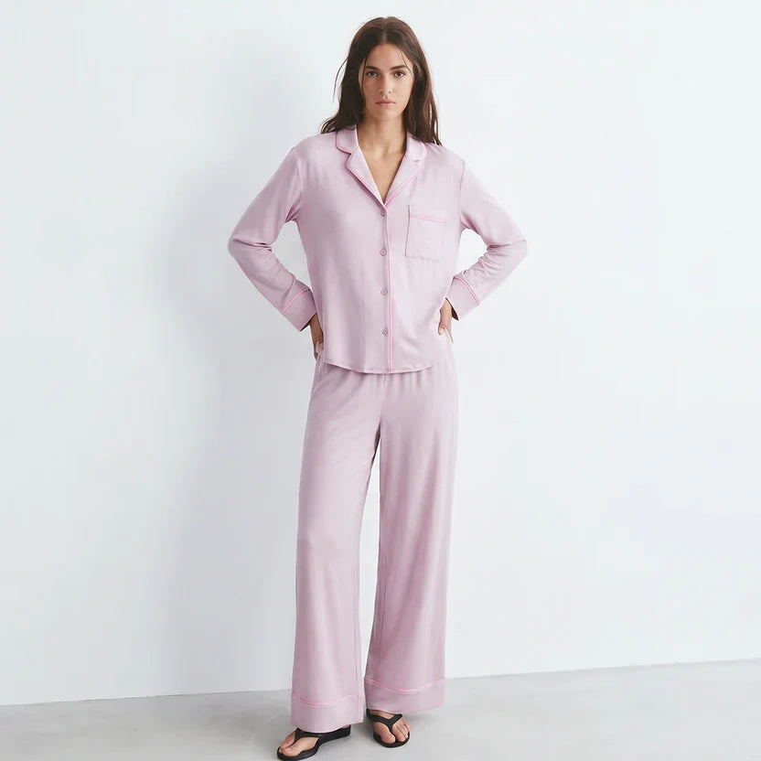 Luxury Blush Pink Sleep Set Linen