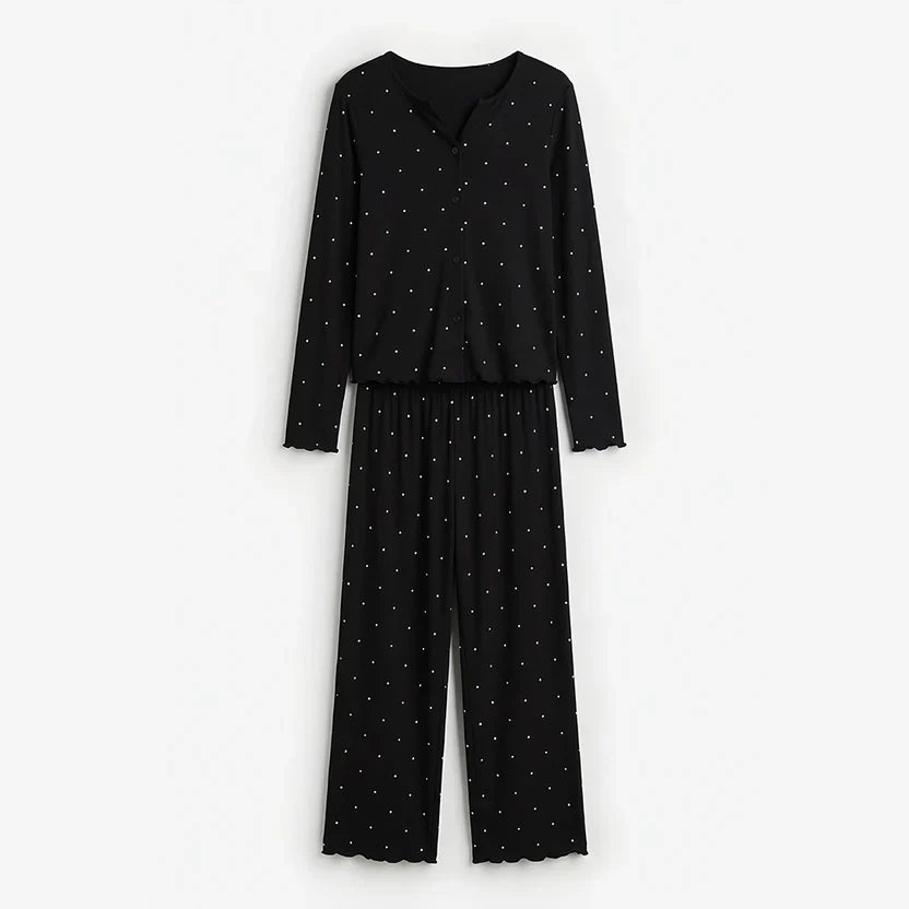 Wenim- Ivory Dream Doted Set - Black