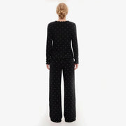 Wenim- Ivory Dream Doted Set - Black
