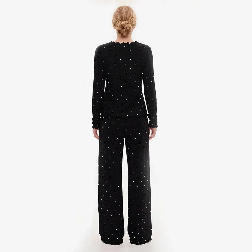 Wenim- Ivory Dream Doted Set - Black