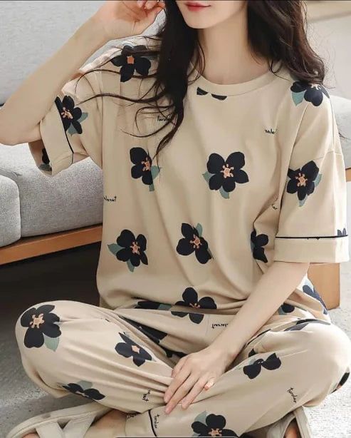 SOFT COTTON P1  PRINTED NIGHT SUIT
