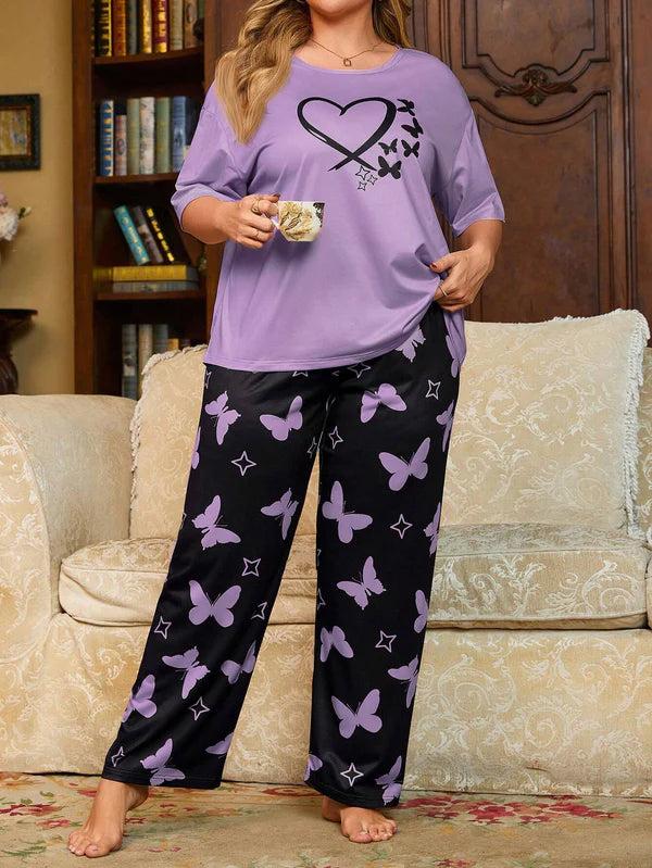 Butterfly Purple PJ Suit (Purple)